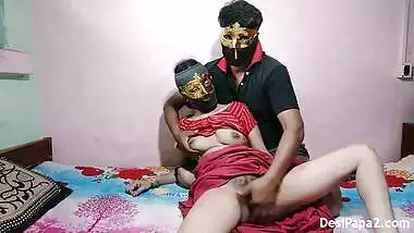 Indian mother-in-law sex with son-in-law In front of daughte