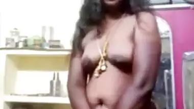 Mature Tamil wife showing her bloody pussy