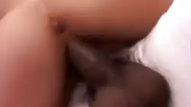 Indian Girl Gets On Her Knees And Sucks A Big Cock