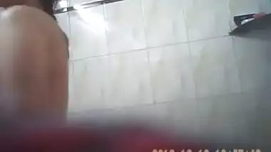 Sexy Girl In Bathroom Exposing Assets