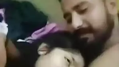 Cute Punjabi girl gives blowjob to BF