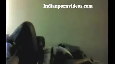 Indian big ass office secretary with boss in her flat