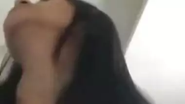 Hot Indian girl sucking and riding boyfriends cock