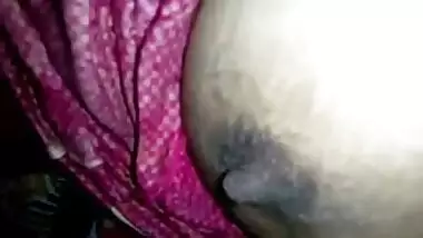 Desi wife huge boobs fondling by hubby