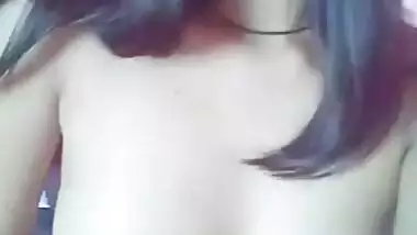Skinny Indian girl loves to show her naked pussy