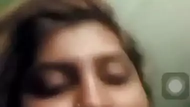Beautiful girl video call with her lover