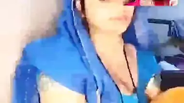 Meenu Prajapati Most Demanded Late Night Premium Live Boobs Show with Full Face