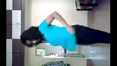 Cute Desi Girl Stripping For BF at Home