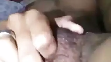 Horny Desi girl fingering her pussy hard