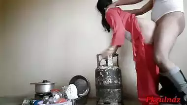 Indian Girl Cooking In Kitchen And Fucked By Stepbrother
