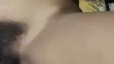 Teen sex of an 18-year-old girl getting fucked by lover