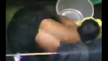 Spy Video Of Amballamukku Lady Taking Bath