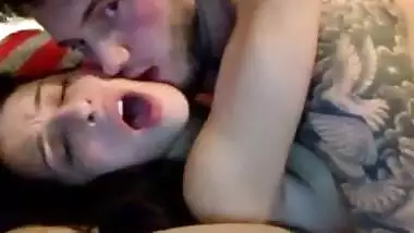 teen couple making hot sex on cam