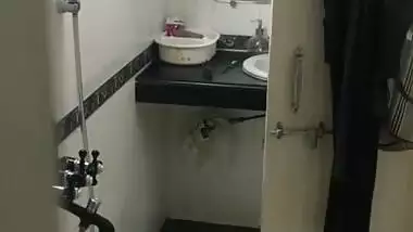 Bhabhi spying in bathroom full 12 min clip