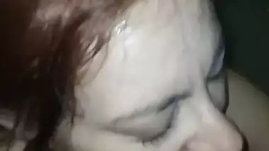 Beautiful Paki wife blowjob and taking cum on face