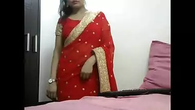 indian bhabhi kavita saina wearing sari
