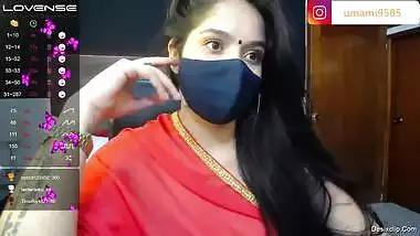 Newly married Indian girl on her honeymoon