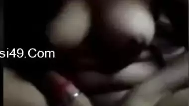 Today Exclusive- Desi Boudi Showing Boobs And Pussy To Lover On Video Call