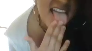 Indian desi plays with her pussy