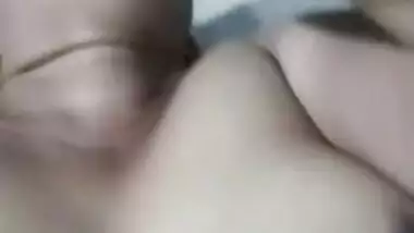 Trying deep throat by wife