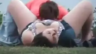 Desi girls doggy style sex in outdoor