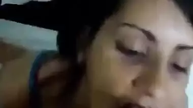 Thirsty Indian Girl’s Hot Blowjob