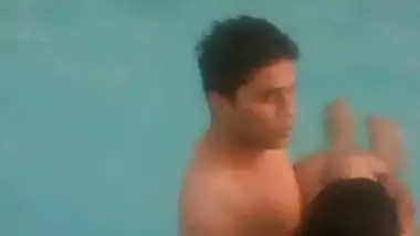 Indian college girl nude in pool