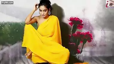 Sexy Yellow Saree Fashion