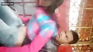 Outdoor painful fucking