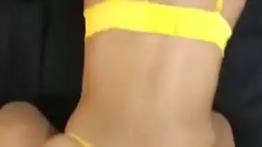 Fat ass Latina takes backshots. Cum on perfect tits