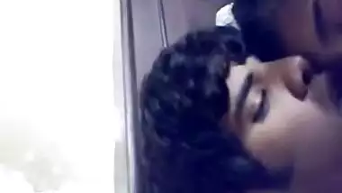 Indian bf and gf Cuddling and pressing boobs