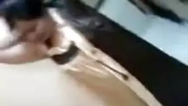 Indian Wife Changing Dress
