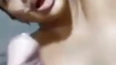 Cute Desi Girl Facial With Cum