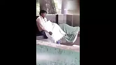 Desi outdoor sex hot bhabhi with lover