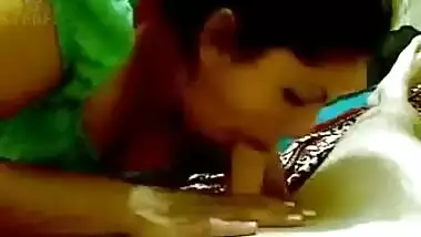Punjabi sex video of an Indian aunty licking her husband dick