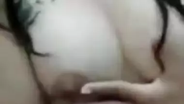 Hot Indian Teen plays with her Pussy