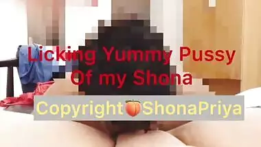 Shona Bhabhi Boob pressing And Pussy Licking 1