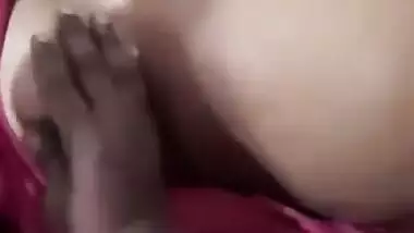 Today Exclusive- Desi Tamil Bhabhi Boob Pressing By Hubby