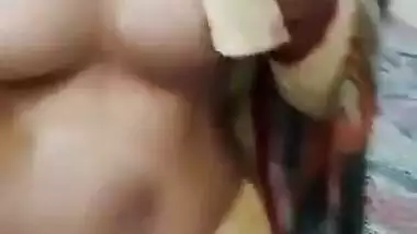 Paki Pathan girl showing boobs and sucking dick