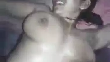 Punjabi wife exposing big boobs to lover