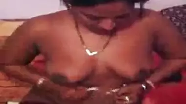 bangladeshi bhabhi wife taking her bra off to show big brown nipple and breast