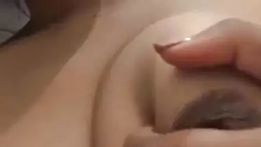 Beautiful Sexy Indian Girl Showing and Rubbing Pussy