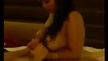 Sexy Indian Girl handjob lover’s cock