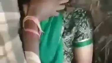 Village wife tight ass rides cock while husband watches