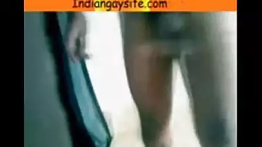 Amateur Indian Gay plays with bend dick