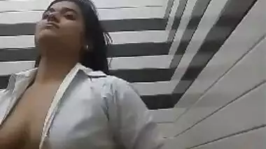 Desi Indian Hot Girlfriend striping n fingering Video part 2