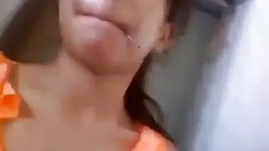 Cute Indian teen girl exposing