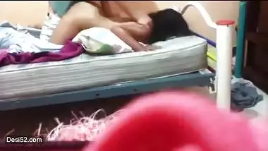 Indian Girl fucking with Boy on Cot